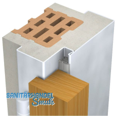 DOMOFERM Stahlumfassungszarge Profil 42 M mit Bodeneinstand, 900/2000/295 mm DOMOFERM Stahlumfassungszarge Profil 42 M mit Bodeneinstand, 900/2000/295 mm