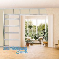 ECLISSE UNICO Schiebet�reinbaukasten Trockenbau 2-flg. Breite 75, 1200/2000