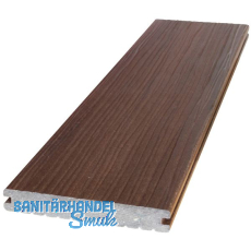 K&R WPC Terrassendiele Vollprofil 140 nussbraun, 21x140x5000mm K&R WPC Terrassendiele Vollprofil 140 nussbraun, 21x140x5000mm