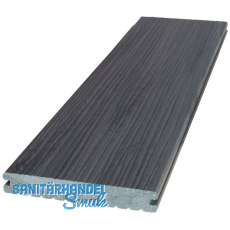 K&R WPC Terrassendiele Vollprofil 140 grau, 21x140x5000mm K&R WPC Terrassendiele Vollprofil 140 grau, 21x140x5000mm