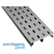 K&R Drainageprofil / Bel�ftungsprofil, silber eloxiert 100x21x1900mm