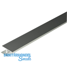 KOVALEX Alu-Übergangsprofil anthrazit KOVALEX Alu-Übergangsprofil anthrazit