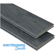 KOVALEX WPC Terrassendiele Vollprofil Räuchereiche mattiert, 20x145x5000mm KOVALEX WPC Terrassendiele Vollprofil Räuchereiche mattiert, 20x145x5000mm