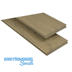 KOVALEX WPC Terrassendiele Vollprofil Samtesche mattiert, 20x145x5000mm