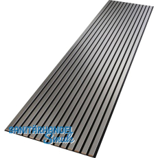 KOSCHE Akustikpaneel Metall Edelstahl / schwarz