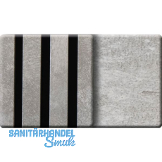 Kosche Akustikpaneel Muster Travertin grey / schwarz
