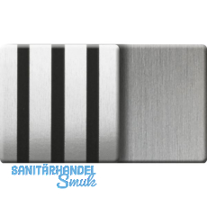 Kosche Akustikpaneel Muster Metall Edelstahl / schwarz