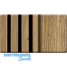 Kosche Akustikpaneel Muster Eiche Toscana / schwarz