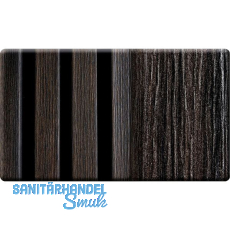 Kosche Akustikpaneel Muster Nussbaum Milano / schwarz