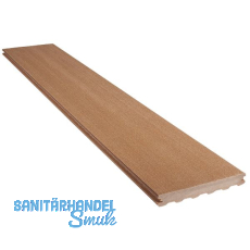 SILVADEC Terrassendiele Elegance glatt Colorado braun, 23x138x4000mm