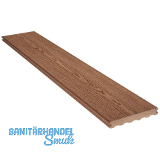 SILVADEC Terrassendiele Elegance struktur Exotic braun, 23x180x4000mm