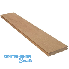 SILVADEC Terrassendiele Emotion glatt Savanne braun, 23x138x4000mm SILVADEC Terrassendiele Emotion glatt Savanne braun, 23x138x4000mm