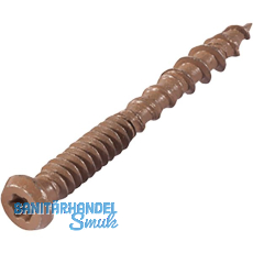 Edelstahlschrauben dunkelbraun, 5x50mm