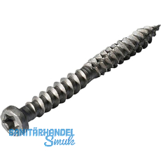 Edelstahlschrauben dunkelgrau, 5x50mm