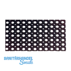 Ringgummimatte schwarz offen 1500x1000x23 mm