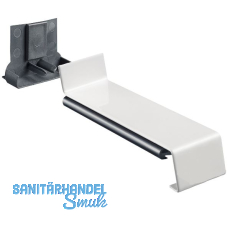 Verbinder Standard 25 mit Dichtteil Alu wei� lackiert gerader Sto� 70 mm