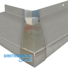 Verbinder Standard 25 mit Dichtteil Alu natur eloxiert 90� Au�enecke 180 mm