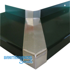 Verbinder Soft 40 mit Dichtteil Alu wei� lackiert 90� Au�enecke 340 mm