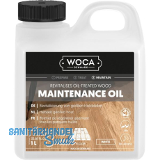 WOCA Pflegeöl weiß 1 Liter WOCA Pflegeöl weiß 1 Liter