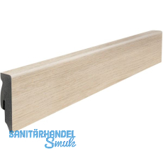 HARO Laminat Sockelleiste Bergeiche wei�, 16/58