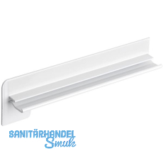 Seitenabschl�sse FB 25 Sichtbeton Alu wei� lackiert 180 mm