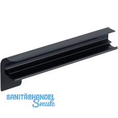 Seitenabschl�sse FB 25 Putz Alu anthrazit lackiert 340 mm