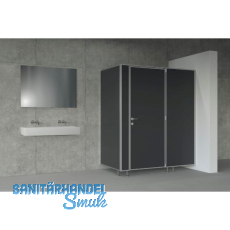 SOLIDO WC Trennwandsystem anthrazit