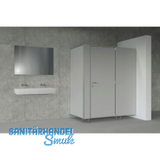 SOLIDO WC Trennwandsystem kiesel