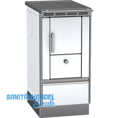 LOHBERGER Festbrennstoffherd Rega 40, Weiß LOHBERGER Festbrennstoffherd Rega 40, Weiß