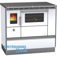 LOHBERGER Festbrennstoffherd Rega 90, Weiß LOHBERGER Festbrennstoffherd Rega 90, Weiß