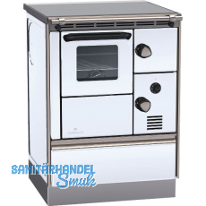 LOHBERGER Festbrennstoffherd Rega 60, Weiß LOHBERGER Festbrennstoffherd Rega 60, Weiß