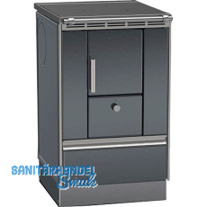 LOHBERGER Festbrennstoffherd Rega 50, Anthrazit-metallic LOHBERGER Festbrennstoffherd Rega 50, Anthrazit-metallic