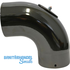 LOHBERGER Rauchrohr Bogen 90° glatt, mit Öffnung / Ø 120 mm LOHBERGER Rauchrohr Bogen 90° glatt, mit Öffnung / Ø 120 mm