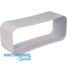 OPTIMAIRO Flachkanalverbinder 222 x 89 Kunststoff wei�