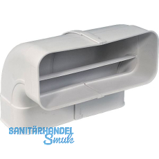 OPTIMAIRO Flachkanalbogen 90� senkrecht 222 x 89 Kunststoff wei�