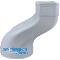 OPTIMAIRO �bergangsst�ck versetzt 222 x 89/NW 150 Kunststoff wei�