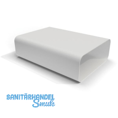 OPTIMAIRO Flachkanal 222 x 89 500 mm Kunststoff weiß OPTIMAIRO Flachkanal 222 x 89 500 mm Kunststoff weiß