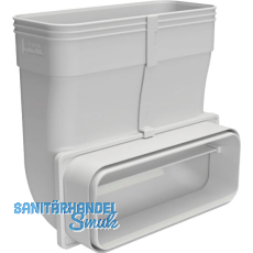 OPTIMAIRO Sockel Umlenkung 222 x 89 Kunststoff weiß OPTIMAIRO Sockel Umlenkung 222 x 89 Kunststoff weiß