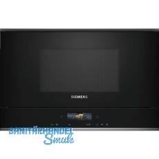 SIEMENS Einbau-Mikrowelle mit Grillfunktion BE732L1B1 Schwarz