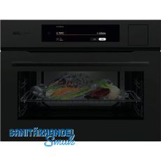 AEG Kompakt-Dampfbackofen CS9900T Schwarz Matt - AEG Kompakt-Dampfbackofen CS9900T Schwarz Matt -