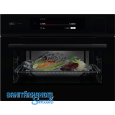 AEG Kompakt-Dampfbackofen CS9900B Schwarz -