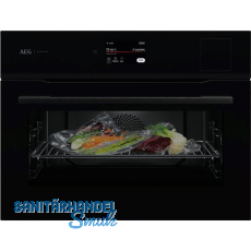 AEG Kompakt-Dampfbackofen CS7900B Schwarz - AEG Kompakt-Dampfbackofen CS7900B Schwarz -