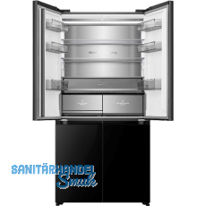 HISENSE French Door K�hl-Gefrierkombination RQ768N4GBE Schwarz