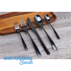 Besteckset 60 teilig �Barcelona� Schwarz