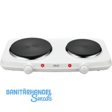 SILVA Doppel-Kochplatte DK 2018 freistehend, weiß SILVA Doppel-Kochplatte DK 2018 freistehend, weiß