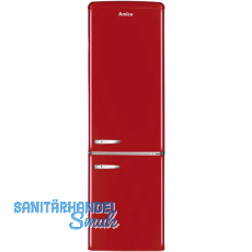 AMICA Retro Stand-Kühl-Gefrierkombination KGCR 387 100 R Rot AMICA Retro Stand-Kühl-Gefrierkombination KGCR 387 100 R Rot