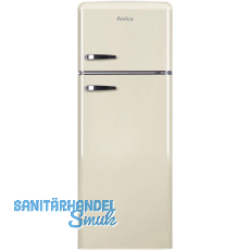 AMICA Retro Stand-K�hl-Gefrierkombination Top Freezer KGC 15635 B Creme