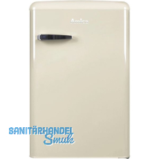 AMICA Retro Stand-Kühlschrank KS 15615 B mit Gefrierfach Creme AMICA Retro Stand-Kühlschrank KS 15615 B mit Gefrierfach Creme