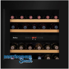 AMICA Einbau-Weinkühlschrank WK 341 212 S Schwarz, 600 mm AMICA Einbau-Weinkühlschrank WK 341 212 S Schwarz, 600 mm