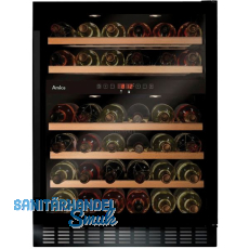 AMICA Unterbau-Weinkühlschrank WK 341 110-2 S Schwarz, 820 mm AMICA Unterbau-Weinkühlschrank WK 341 110-2 S Schwarz, 820 mm